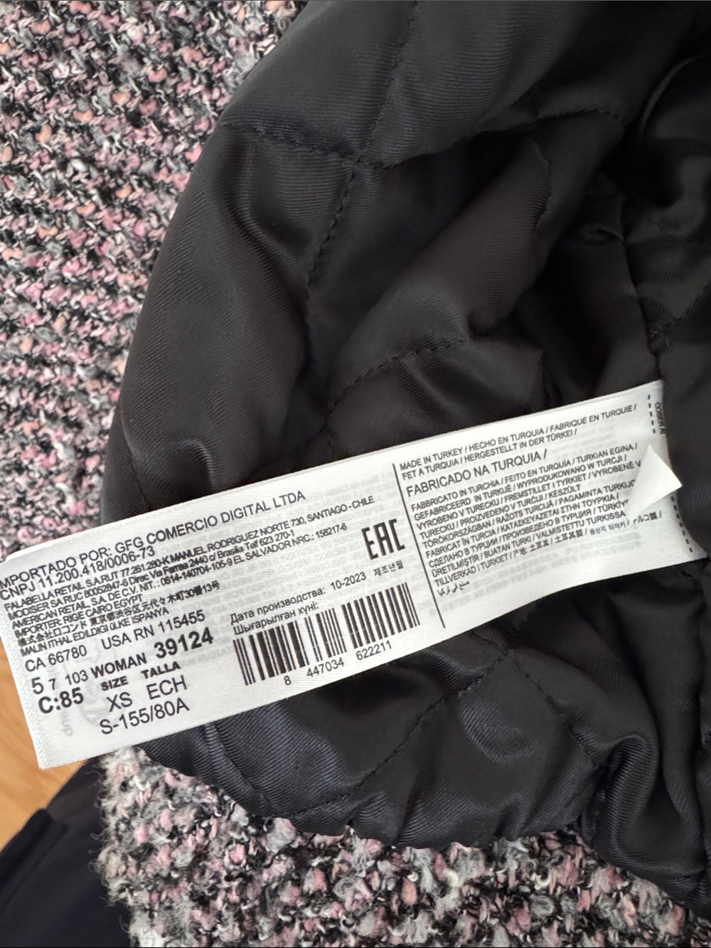 Mango Tweed Bomber Jacket - Picture 12 of 17